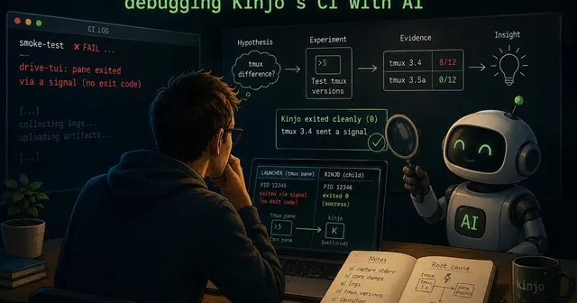 The crash that wasn't: debugging CI with AI