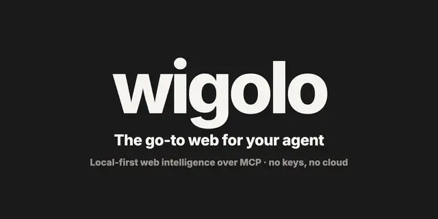 Wigolo: Local first web search agent