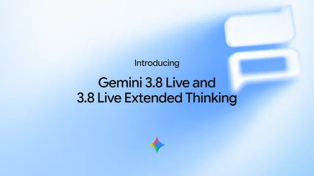Gemini 3.8 Live and Gemini 3.8 Live Extended Thinking blog social image