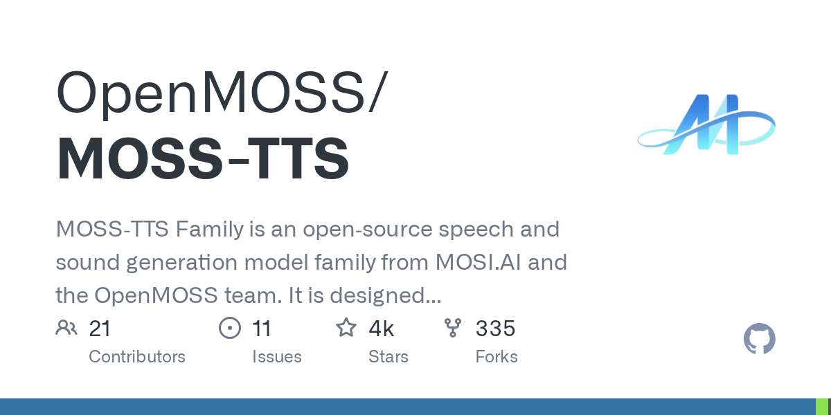MOSS-SoundEffect v2.0 GitHub Repository