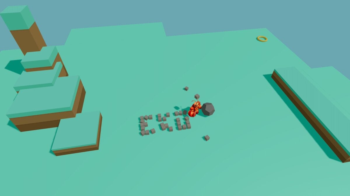 Hero image of the Gizmodo article about the Eko AI agent on a virtual island