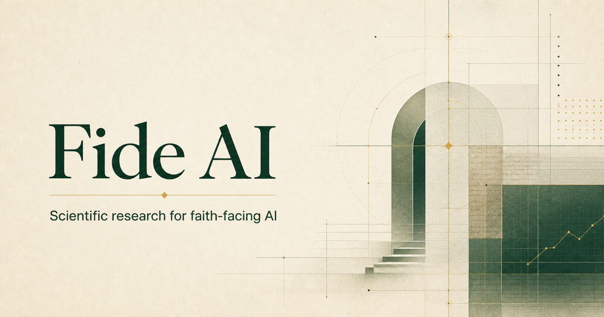 FIDE AI – Research and public infrastructure for faith-facing AI