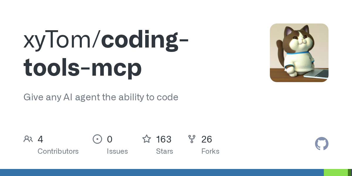 Show HN: Coding Tools MCP – Give any LLM agent the ability to code