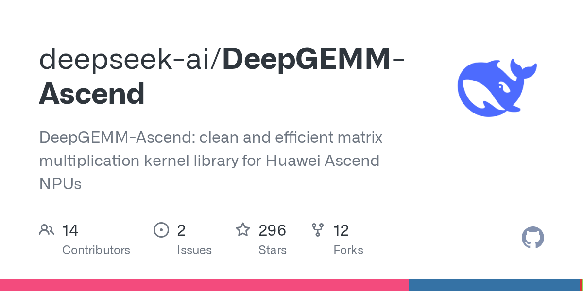 og:image of the DeepGEMM-Ascend repository card