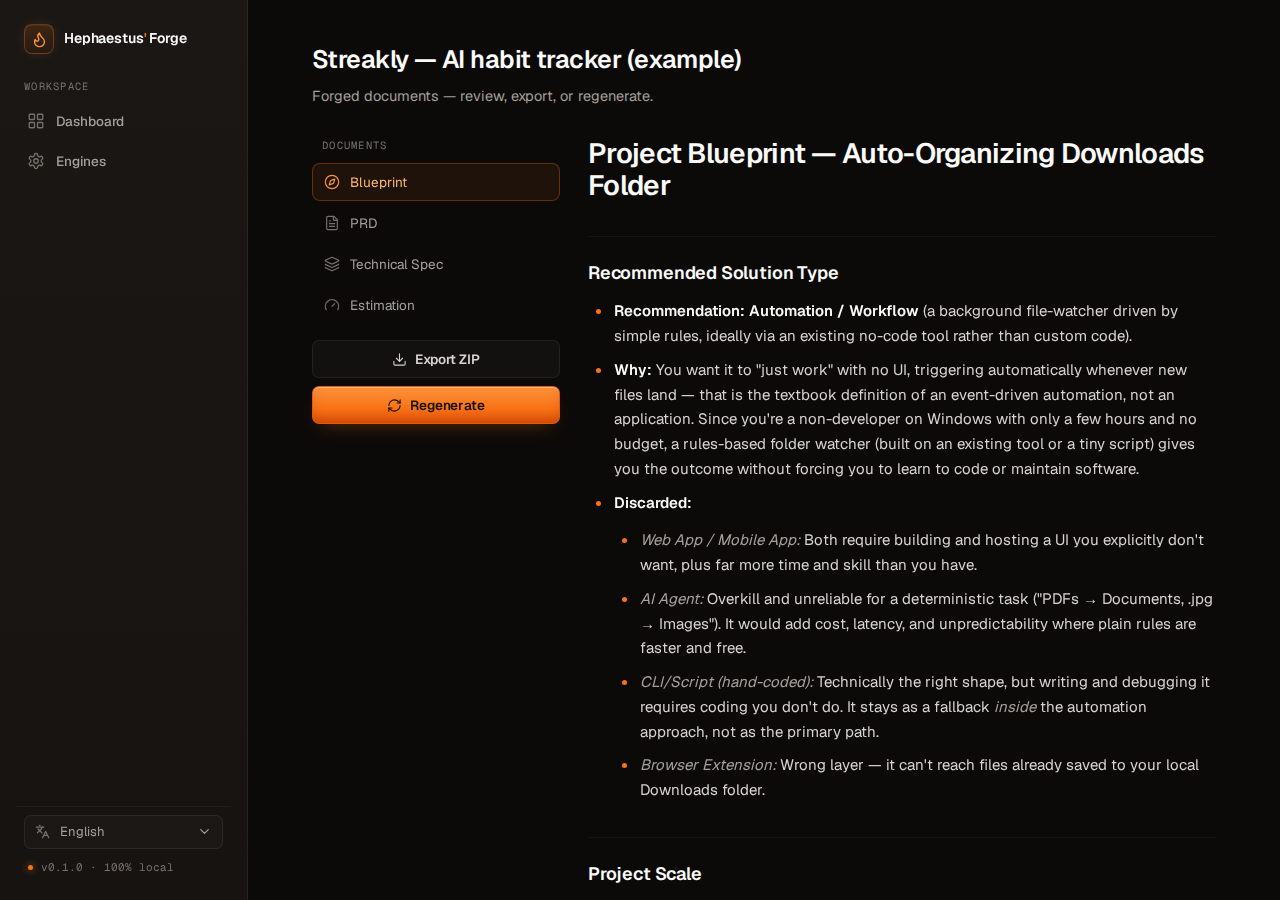 Скриншот Project Blueprint