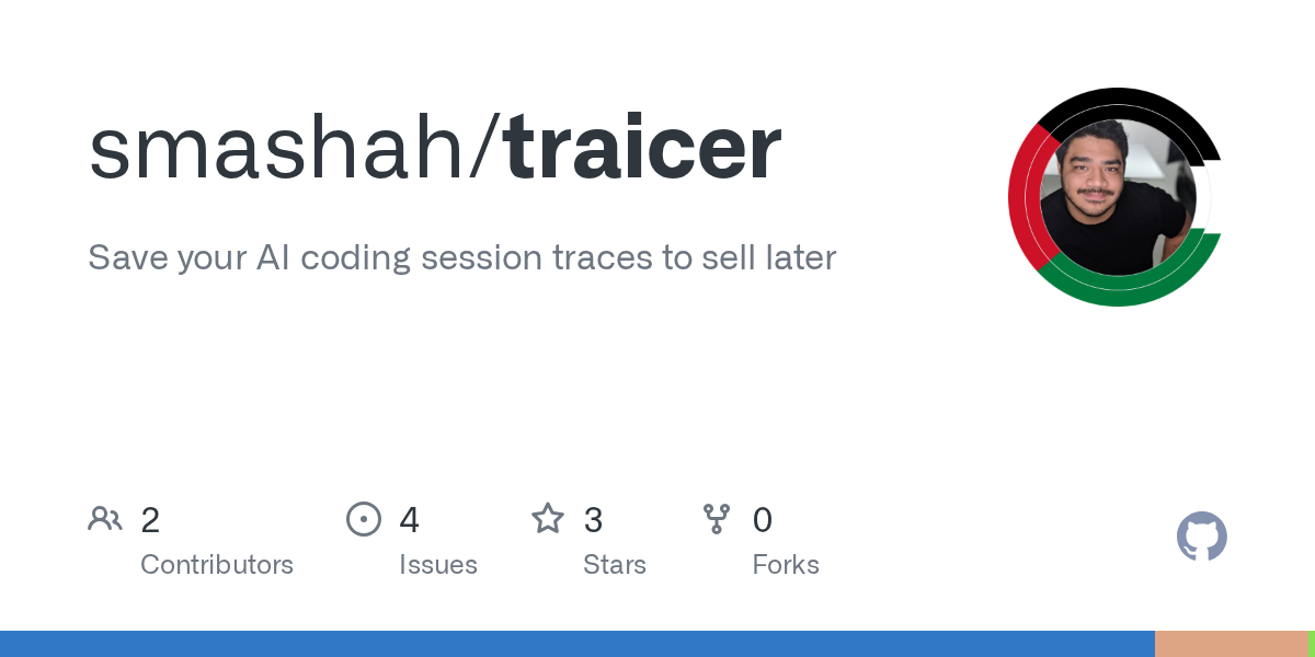 Show HN: Traicer – save your AI traces to sell later