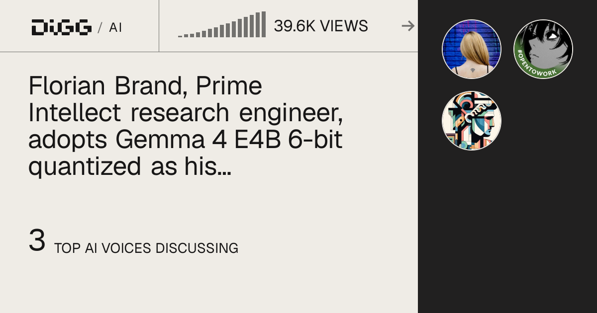 Gemma 4 E4B as a primary local LLM (replaced Qwen)