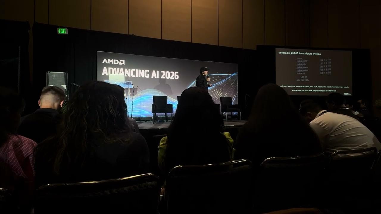 George Hotz talk at AMD Advancing AI 2026 [video]