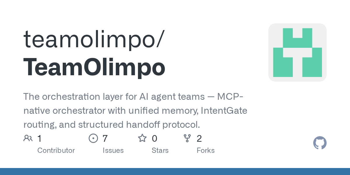 Show HN: TeamOlimpo: Handoffs and mandatory SOPs for multi-agent coordination