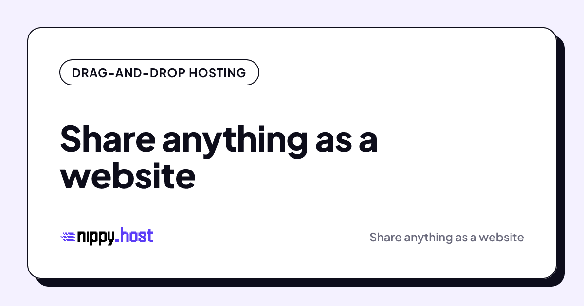 Nippy Homepage