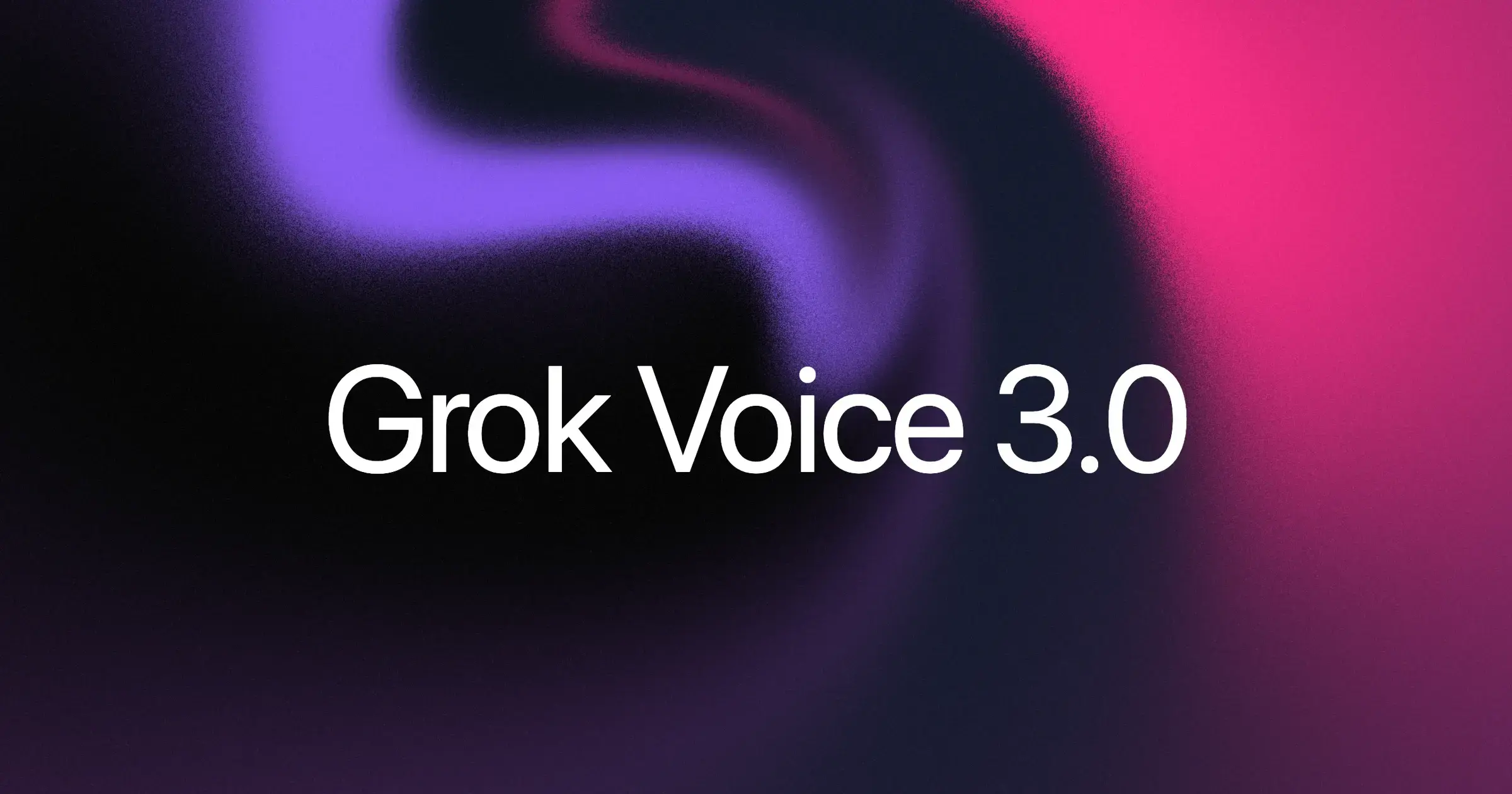 Grok Voice 3.0 announcement image