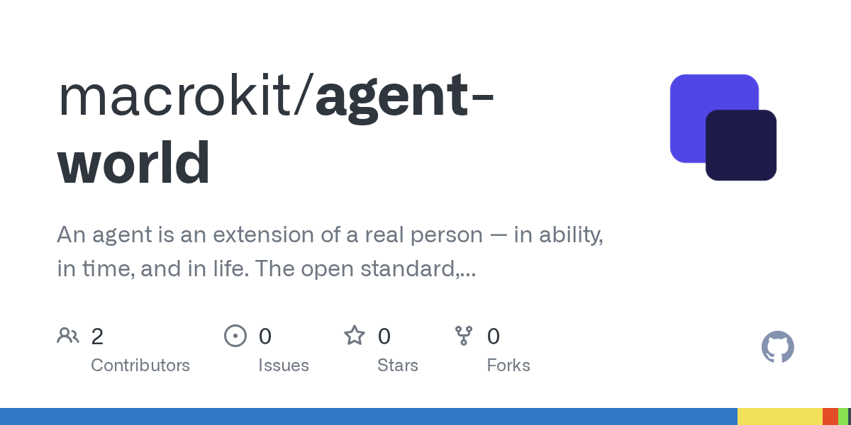 Show HN: Agent World – an open standard and live market for personal AI agents