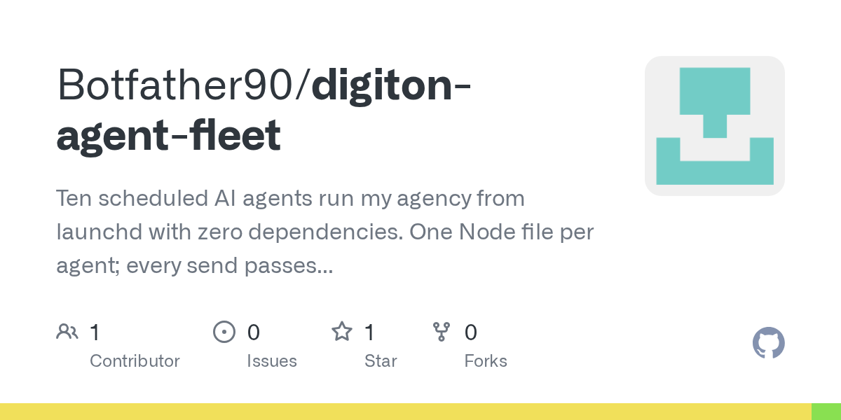 I run my agency's 10 AI agents from launchd, no n8n, 0 dependencies