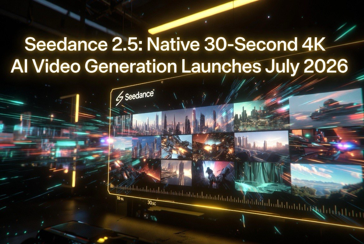 Seedance 2.5: Native 30-Second 4K AI Video Generation Launches July 2026