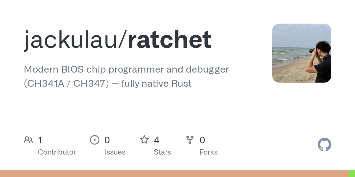 Ratchet – BIOS flashing toolkit with a built-in MCP server for AI agents