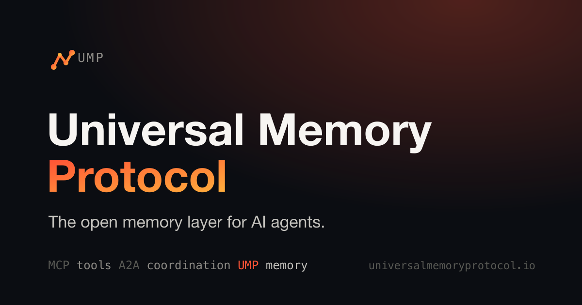 Universal Memory Protocol – a shared format for agent memory