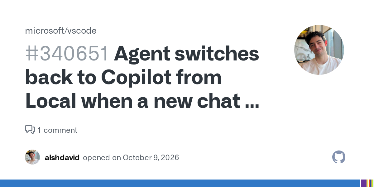 VSCode silently switches to Microsoft models, ignoring BYO agent configuration
