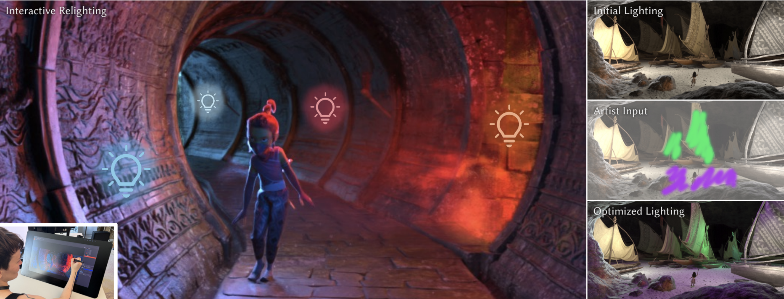 Disney Research Unveils Neural Render Proxies for Interactive Scene Lighting