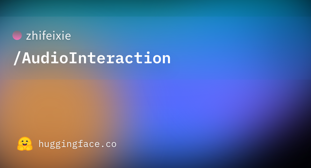Audio-Interaction: Streaming Audio-In, Text-Out Conversational Model (Hugging Face)