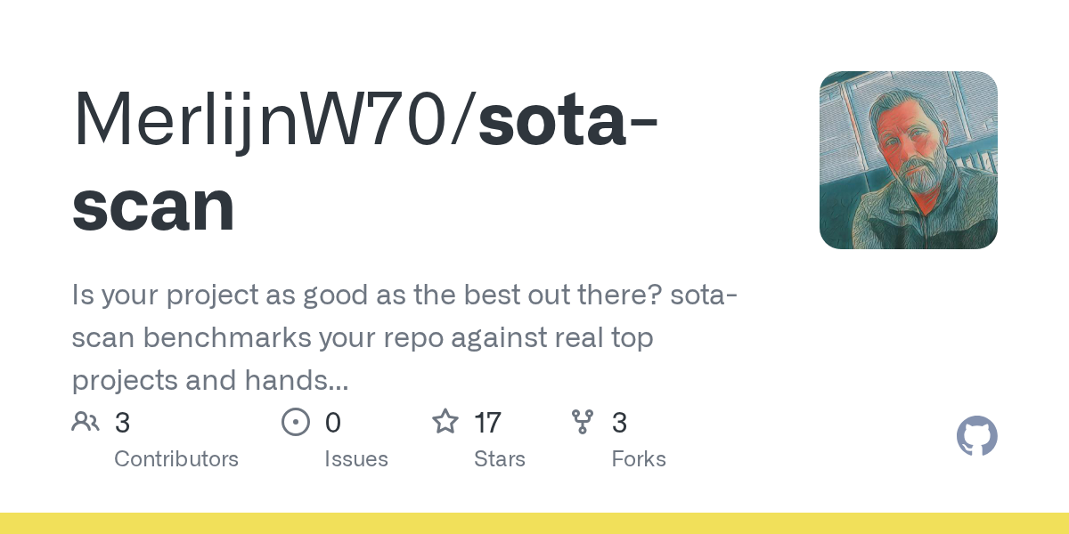SOTA-scan: Claude skill, an honest mirror for your repo