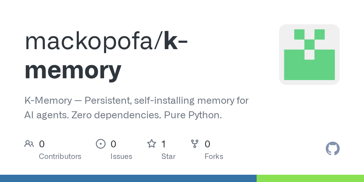 K-Memory – Persistent Memory for AI