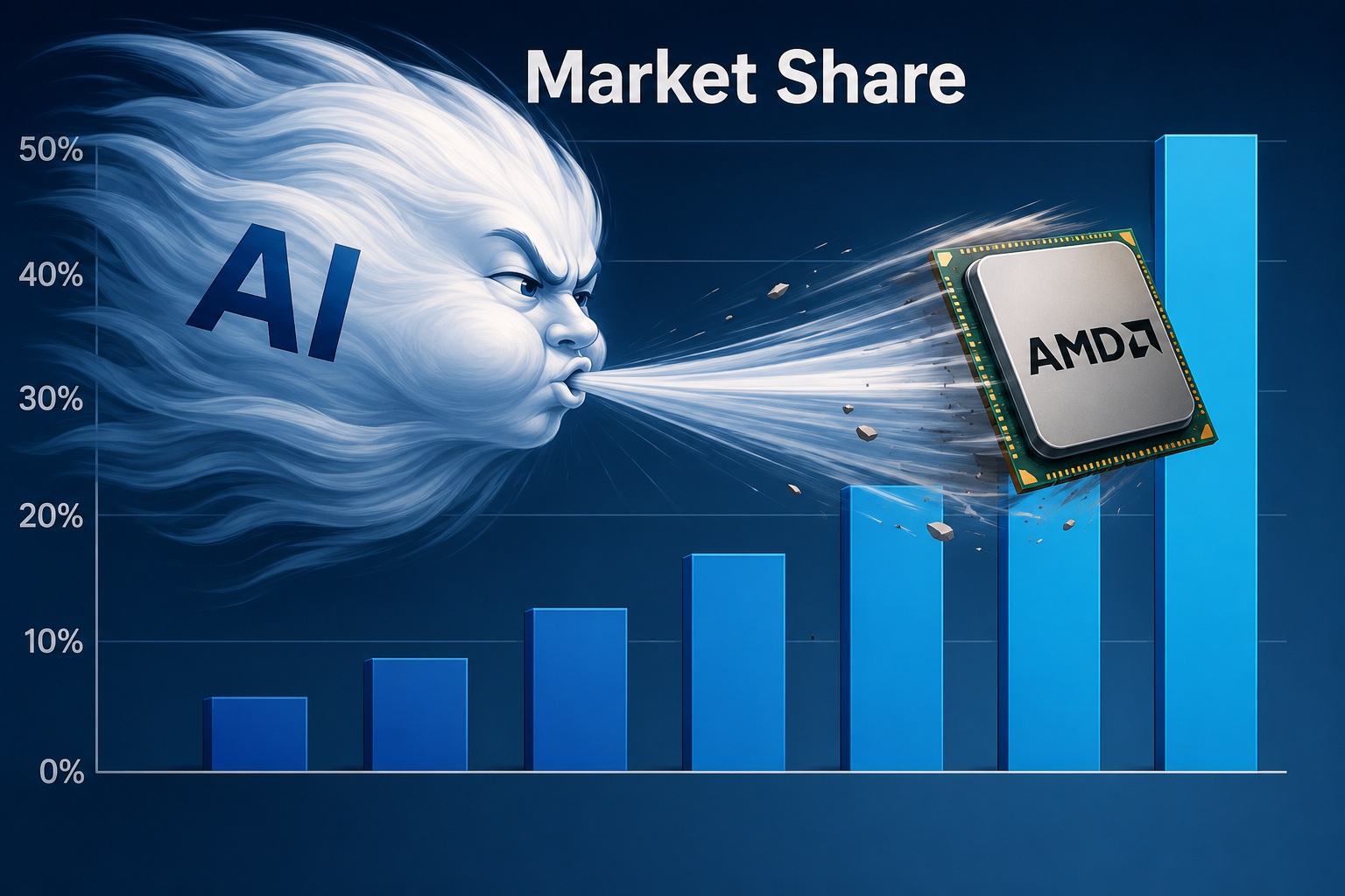 Server processor market: How AMD surged to 46% - SiliconANGLE