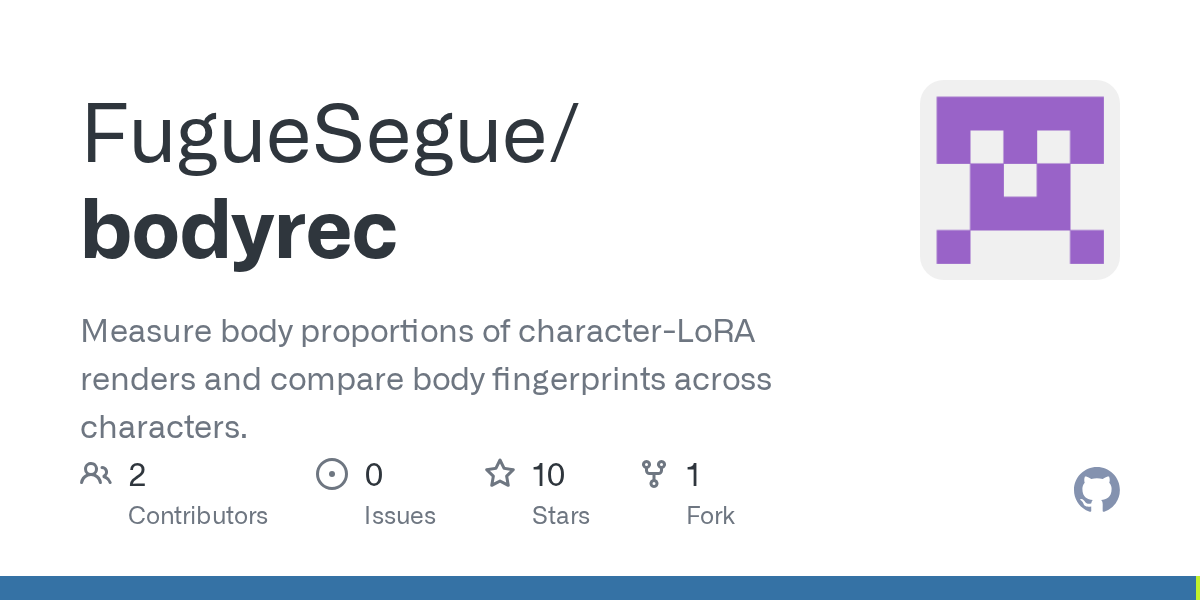 GitHub - FugueSegue/bodyrec