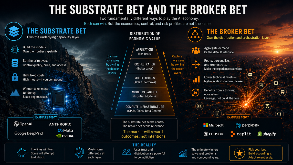 Substrate vs. Broker: Two Emerging Strategies for Enterprise AI