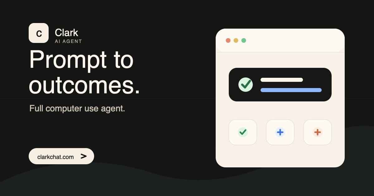 Show HN: Clark – AI assistant with own computer