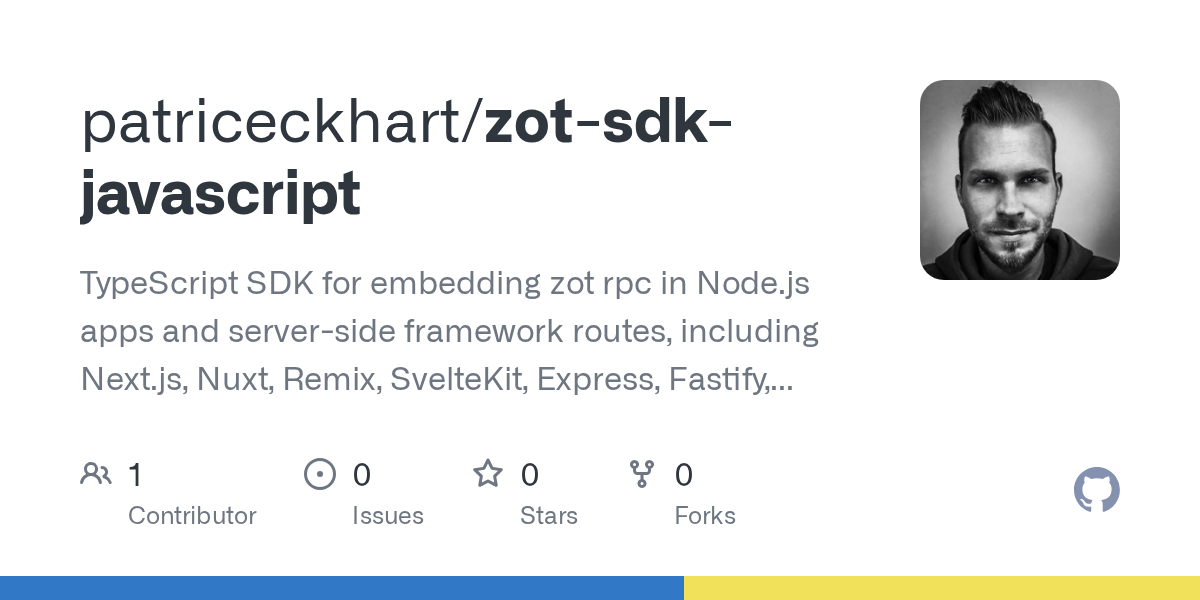 Show HN: SDK for embedding zot coding agent in your Node.js applications