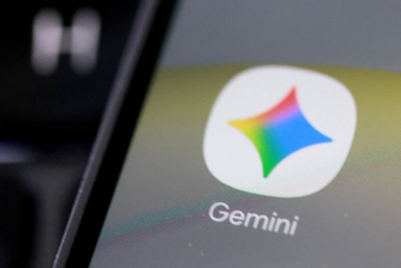 FILE PHOTO: Illustration shows Gemini app icon
