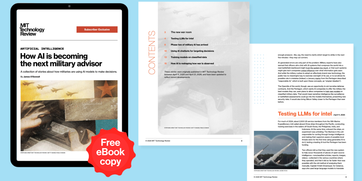 Exclusive eBook: How AI is becoming the next military advisor