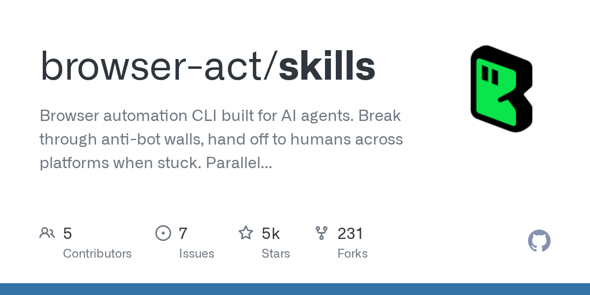 Show HN: BrowserAct: Browser Layer for Your AI Agent