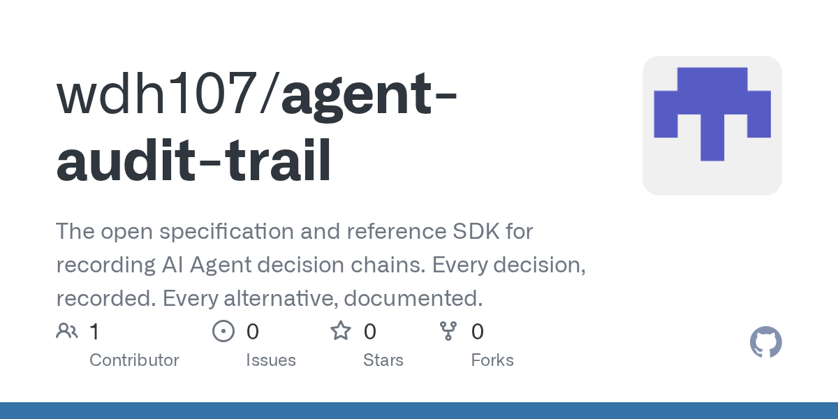 AATF – An open spec for recording why AI agents make decisions