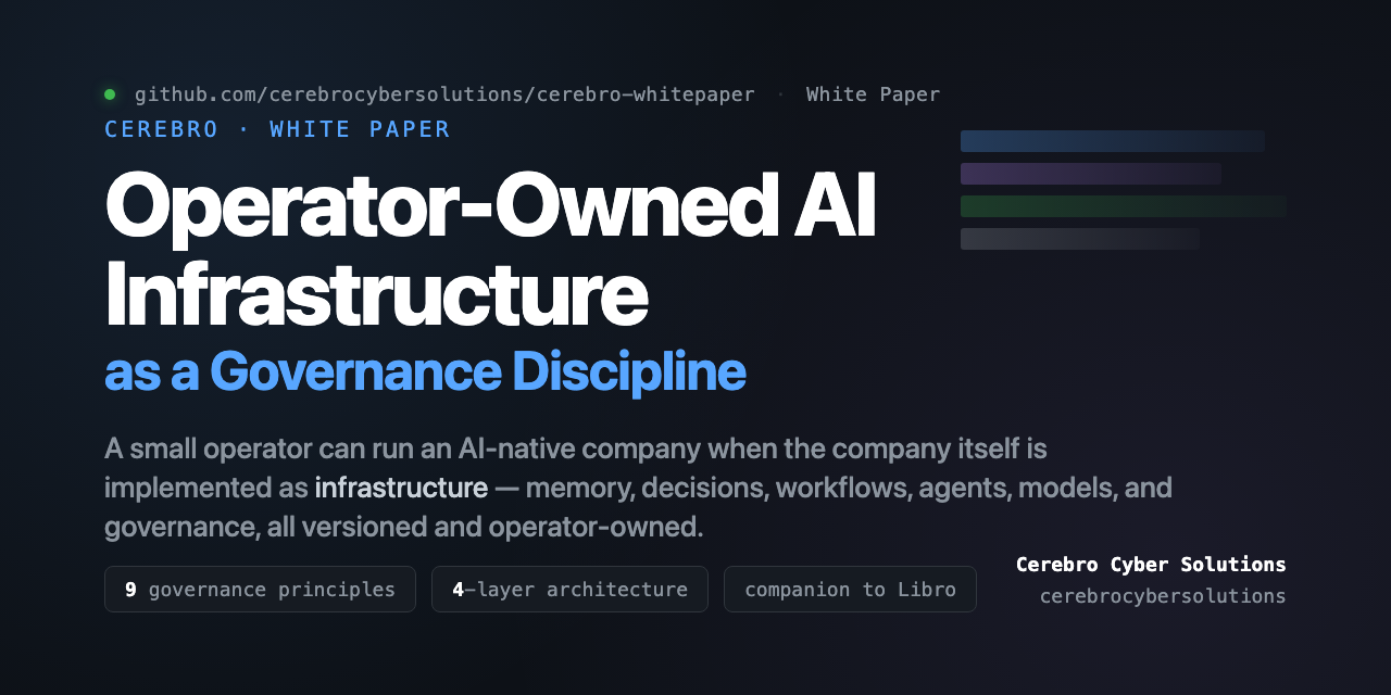 AI for the Operator