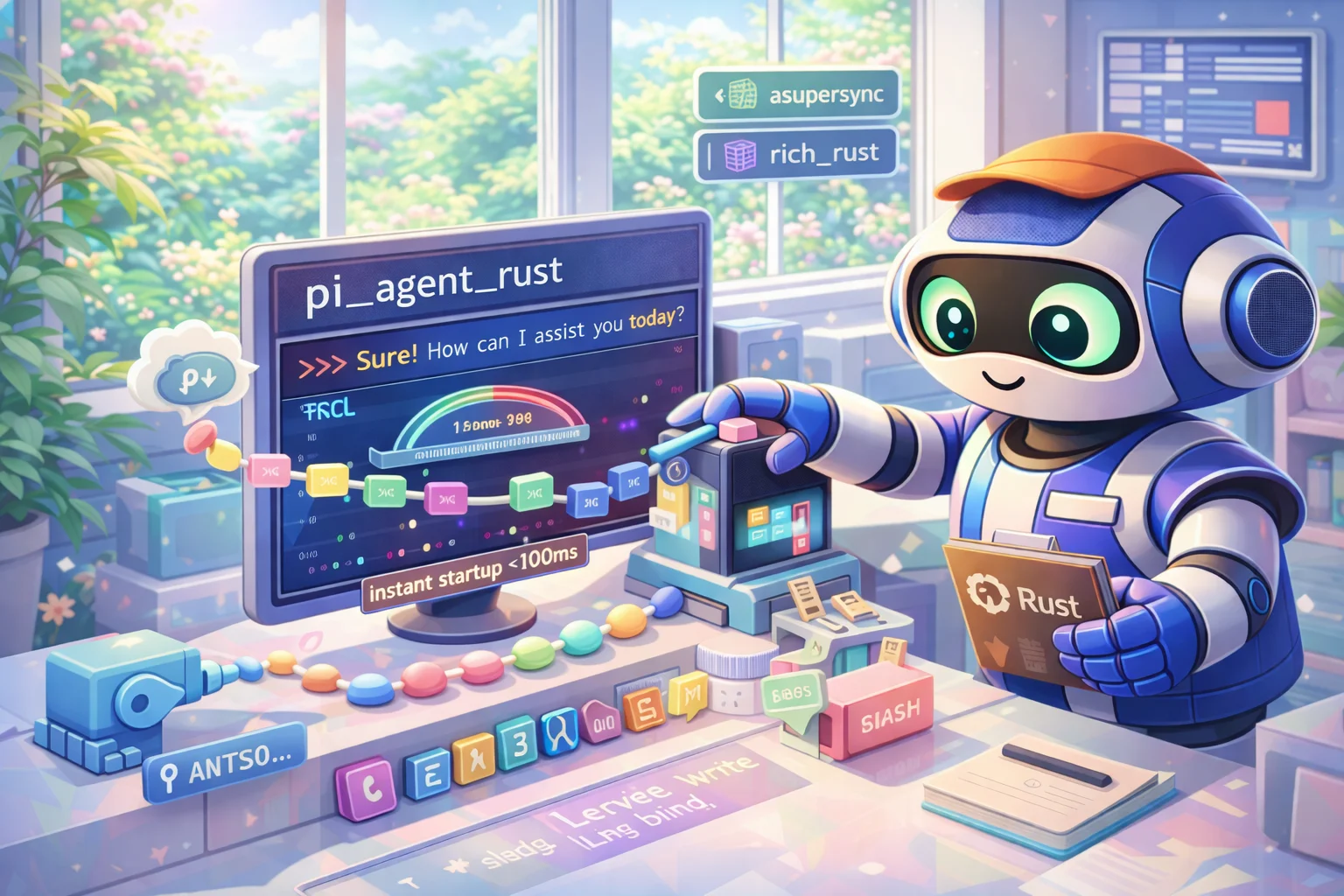 Pi Agent Rust illustration
