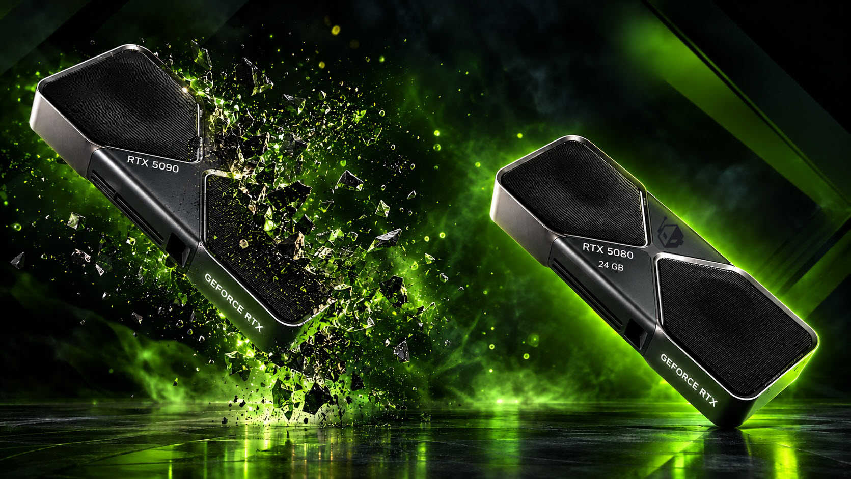 NVIDIA RTX 5090 and RTX 5080 24 GB