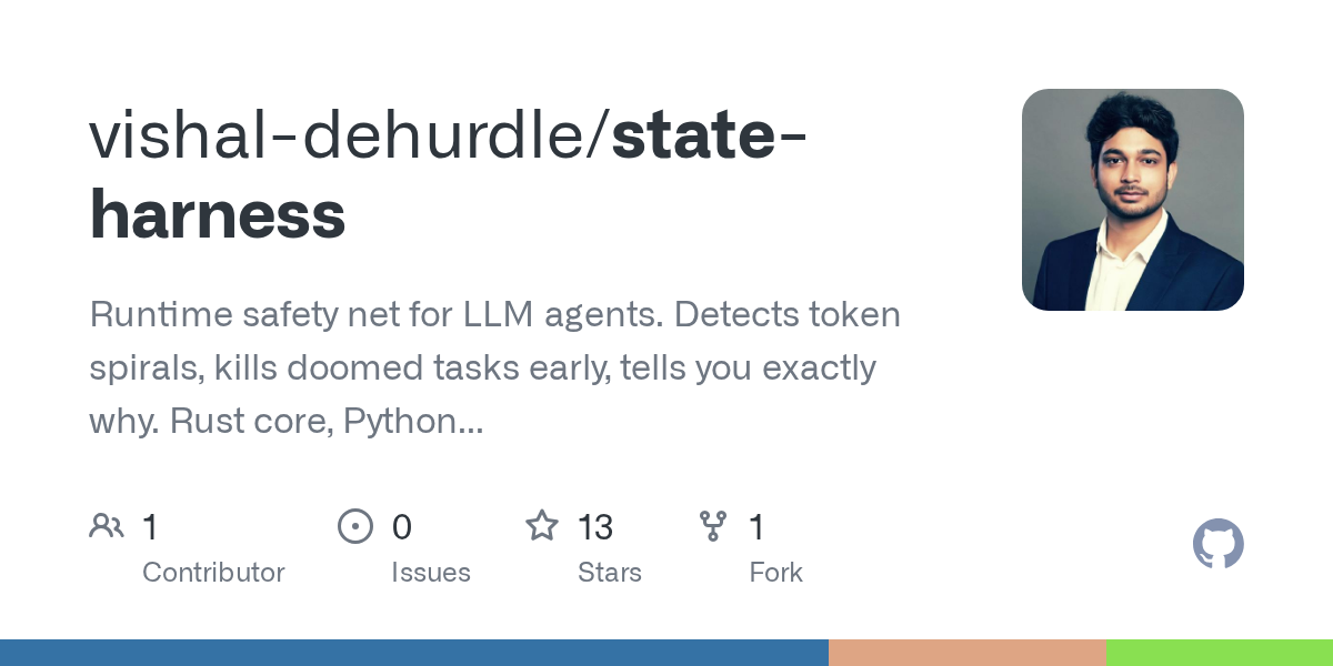 Show HN: I applied Lyapunov stability theory to detect when LLM agents spiral