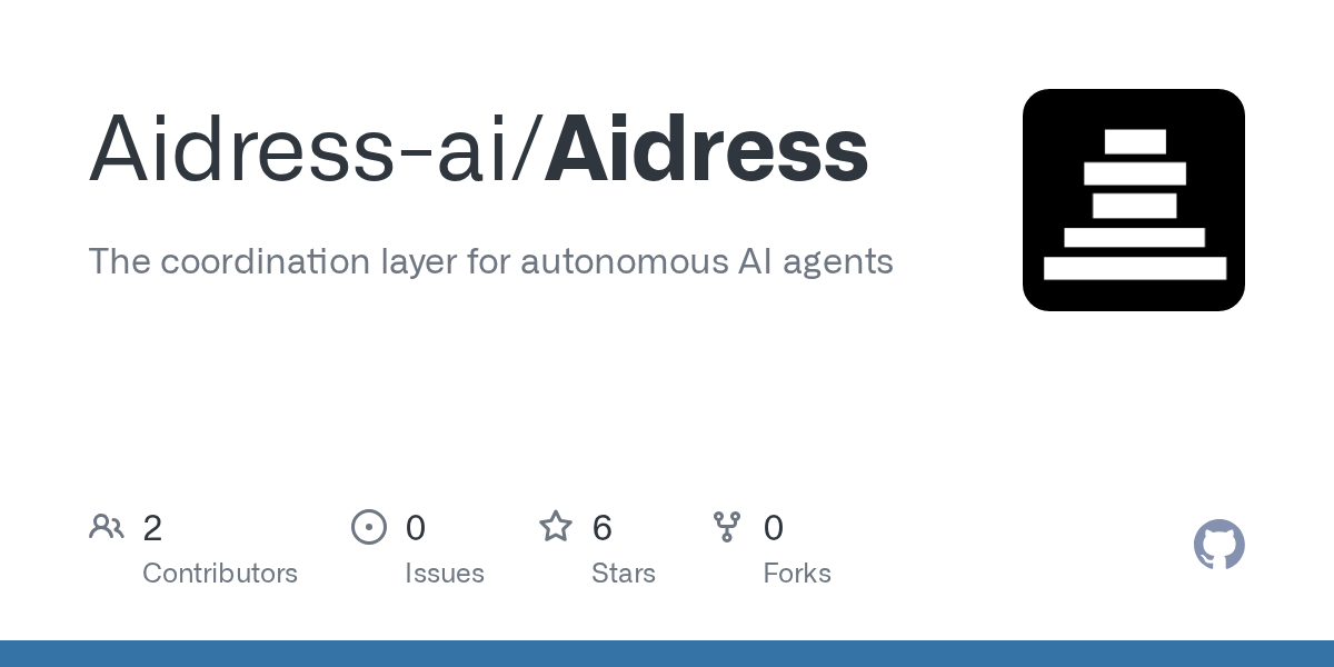 Show HN: Aidress – Coordination layer for autonomous AI agents