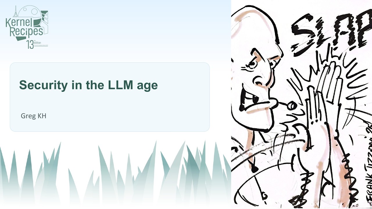 Превью видеозаписи доклада «Security in the LLM age» (og:image YouTube)