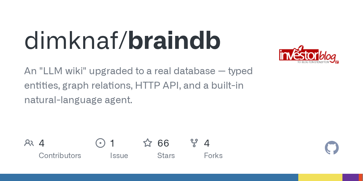 GitHub - dimknaf/braindb
