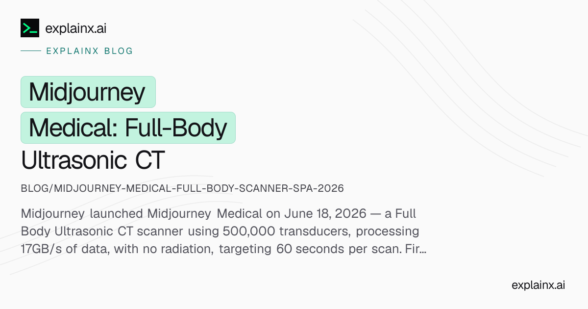 Midjourney Medical: Full-Body Ultrasonic Scanner Overview