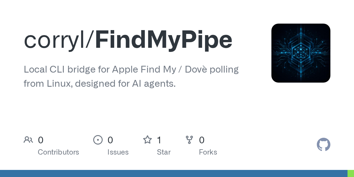 FindMyPipe – Query Apple Find My from Linux for AI Agents