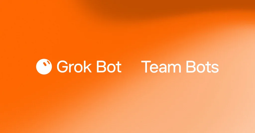 Official og:image banner of the Team Bots announcement