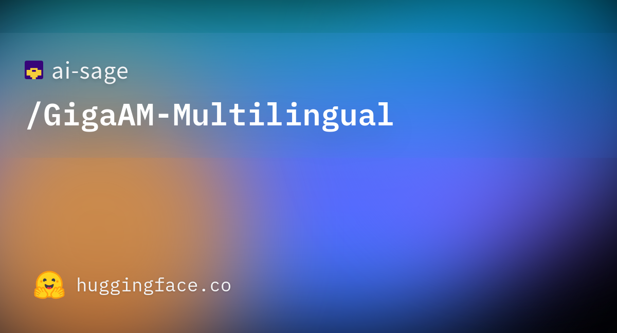 ai-sage/GigaAM-Multilingual ยท Hugging Face