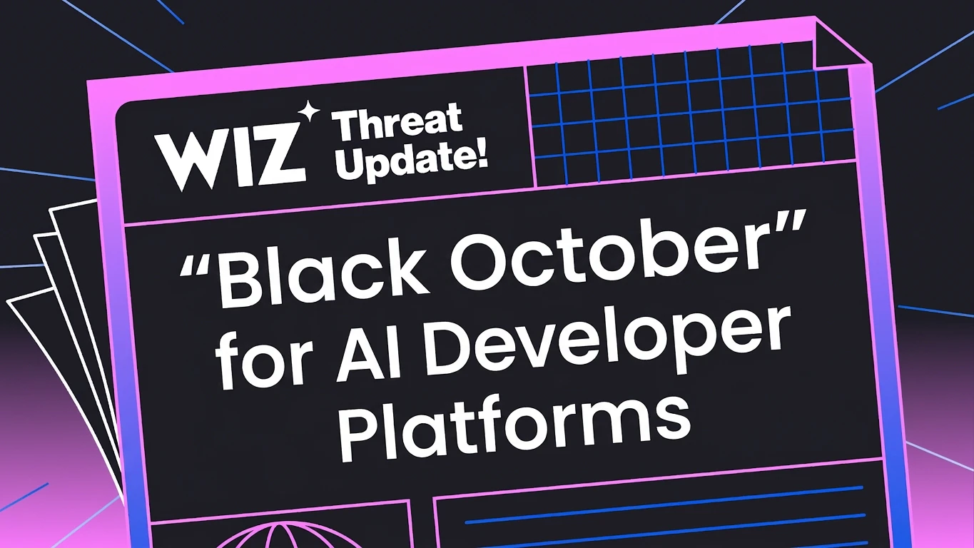 Wiz threat update: Black October for AI Developer Platforms