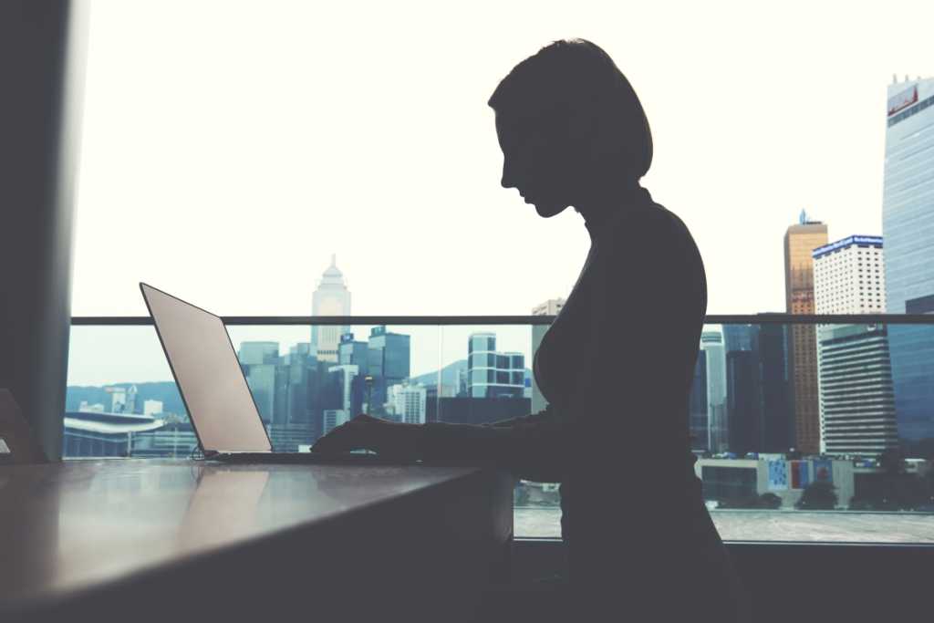 insider threat shadow worker laptop