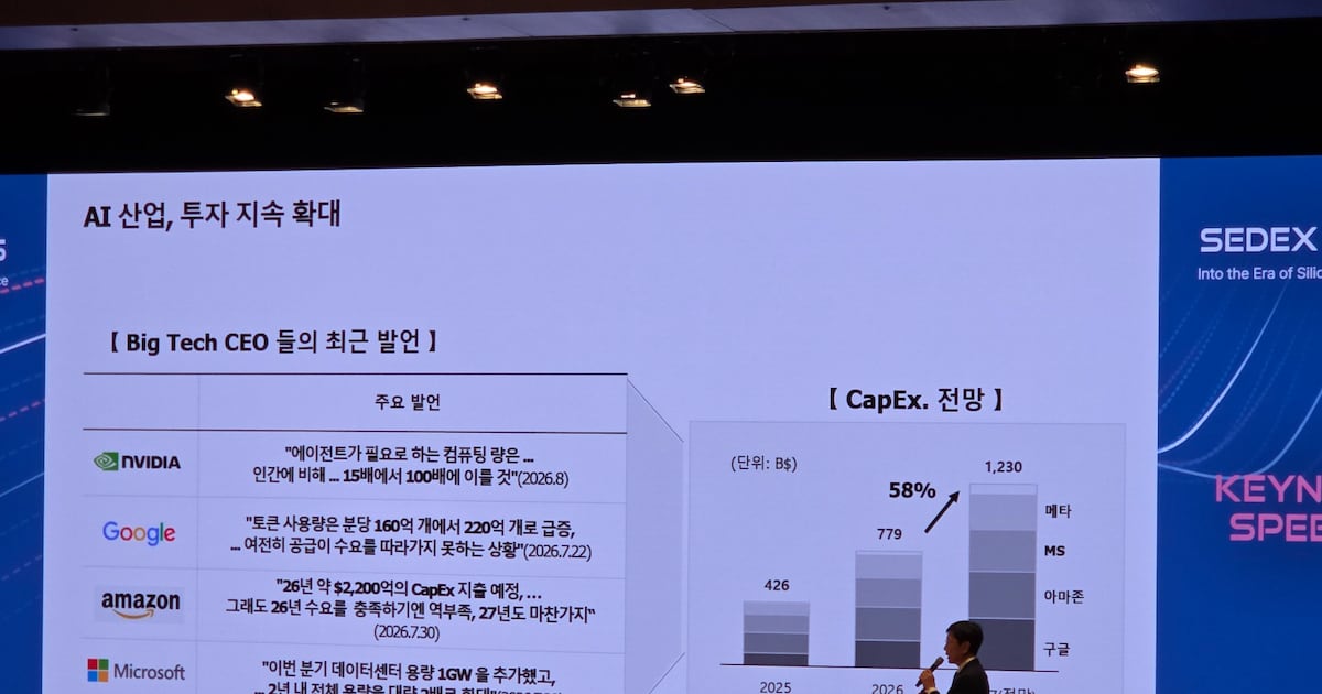 og:image of the Chosun Biz article on SK hynix 3D stacked DRAM and HBF at SEDEX 2026