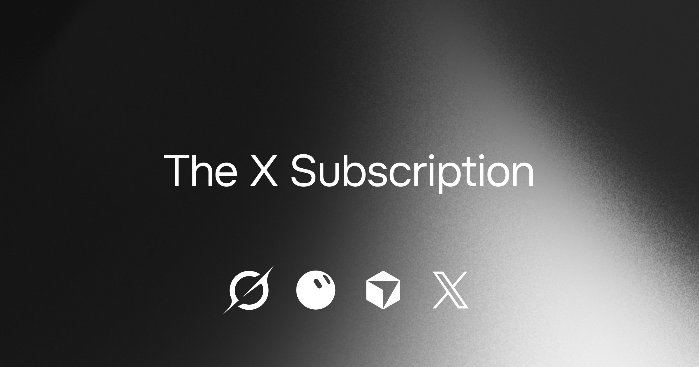 The X Subscription announcement