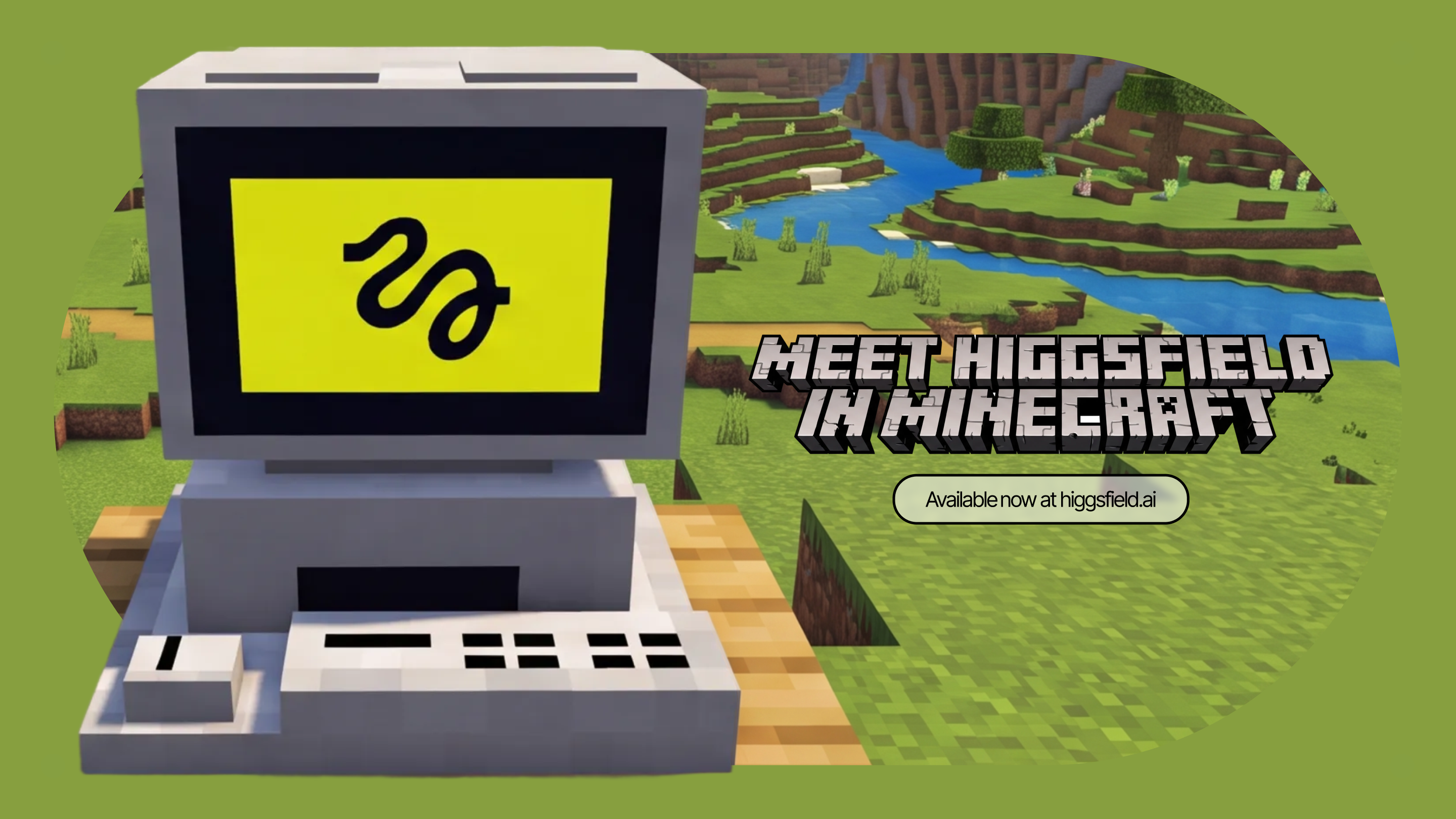 Higgsfield AI inside Minecraft